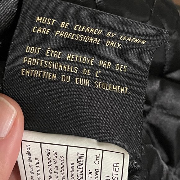 Marc New York Men's Black Leather Jacket Size L - Picture 9 of 9